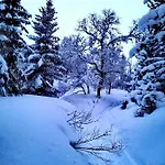 Апартаменты Loghouse In Arctic Wonderland!