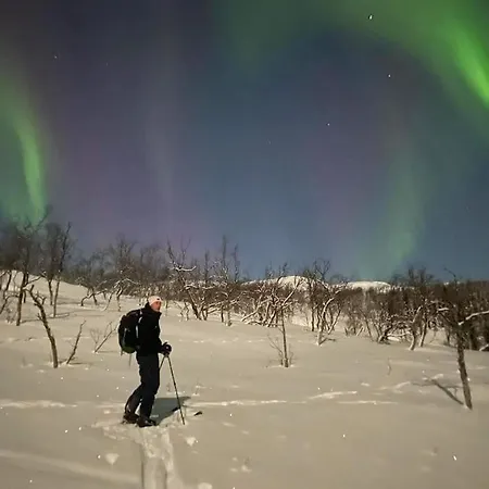 Leilighet Loghouse In Arctic Wonderland! Kvaloya